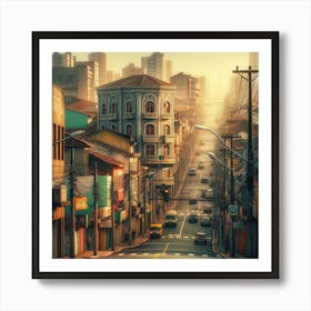 Jose Machado st, Catanduva - SP Brazil Art Print