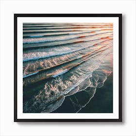 Sunrise At The Beach Art Print