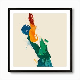 Olympic Athlete 6 Art Print