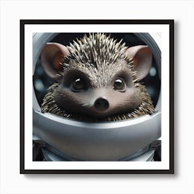 Hedgehog In Space Poster