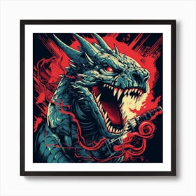 Dragon 2 Art Print