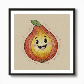 Happy Pear 1 Art Print