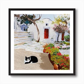 Amorgos Island Art Print