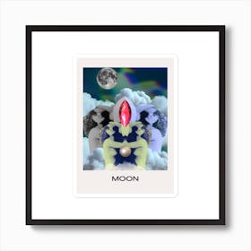 Moon Tarot Card Art Print