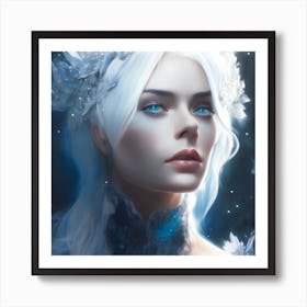 Ice Princess 5 Art Print