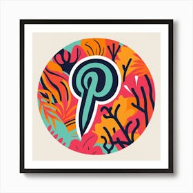 PinSea Logo 3 Art Print