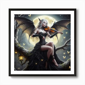 Devil Violinist Art Print