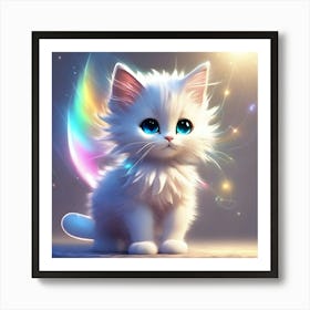 Cute Kitten Art Print