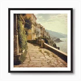 Italian Town Summer Vintage Film Photography Art Print