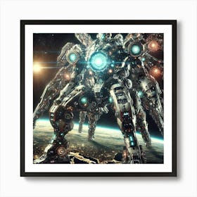 Converted Kaiju Mech Art Print