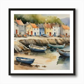 Estuary shore Art Print