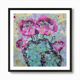 Cactus in bloom Art Print