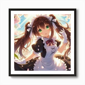 Maid Anime 3 Art Print