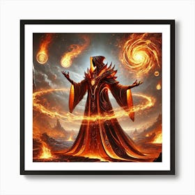 Ember Sage Fire Mastery Battlefield Affiche