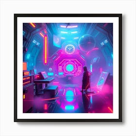 Futuristic Art Affiche