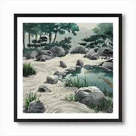 Chinese Art 398 Art Print