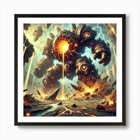 Earthshakers Mantleborn Siege Machines Art Print