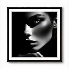 Dark Beauty Art Print