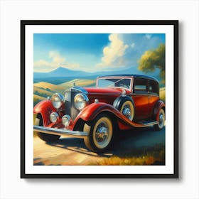 Vintage Car Art Print