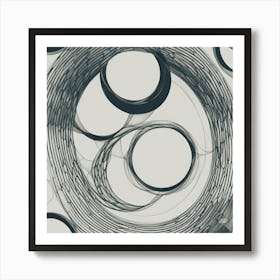 'Circles' Art Print