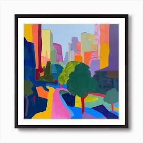 Abstract Park Collection High Line Park New York City 1 Art Print