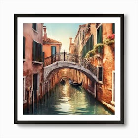 Venice Canal 1 Art Print