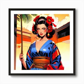 Asian Woman 2 Art Print