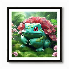 Pokemon Frog Art Print