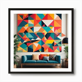 Geometric Wall Art Mesmerizing look Art Print