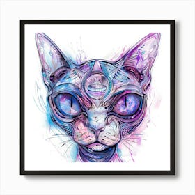 Sexy Cat Art Print