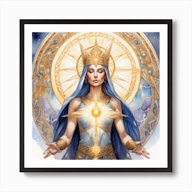 Goddess Of The Sun Art Print