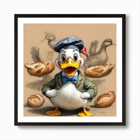 Donald Duck 21 Art Print