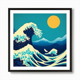 Great Wave Off Kanagawa 11 Art Print