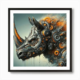 Rhinoceros Art Print