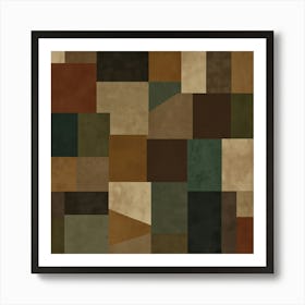 Abstract Squares 3 Art Print