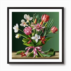 Bouquet Of Flowers 2 Art Print