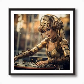 Steampunk Dj 5 Art Print