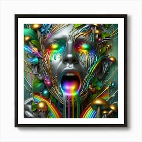 Psychedelic Art 16 Art Print