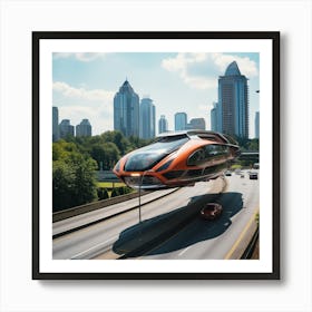 Futuristic Car Art Print