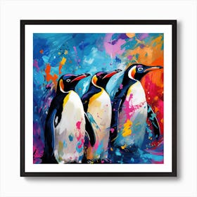 Penguins 1 Art Print