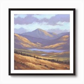 Sligo Mountains Art Print