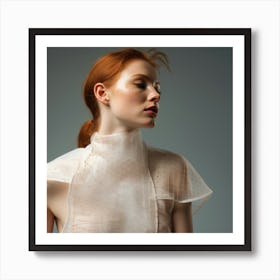 Portrait Of A Young Woman Art Print