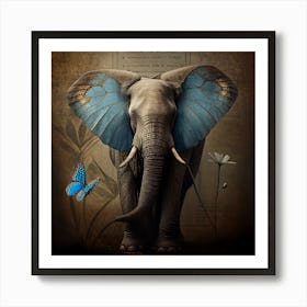 Elephant Art Print