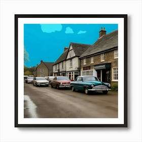 Street Scene - Street Scene Stock Videos & Royalty-Free Footage Art Print