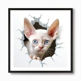 Sphynx Cat 1 Art Print