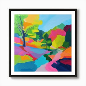 Abstract Park Collection Ibirapuera Park Bogota Colombia 1 Art Print