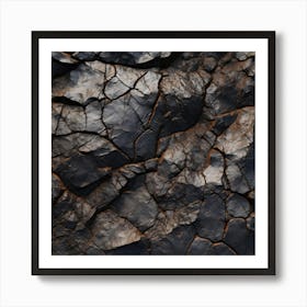 Rock Texture Art Print