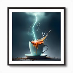Storm In A Tea Cup (1) Art Print