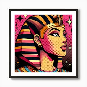 Pop Egyptian Laila Charm Art Print