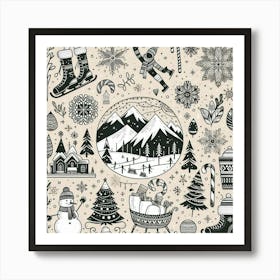 Christmas Collection Art Print